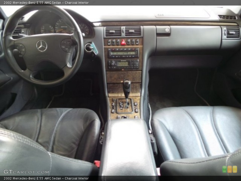 Charcoal Interior Dashboard for the 2002 Mercedes-Benz E 55 AMG Sedan #95017741