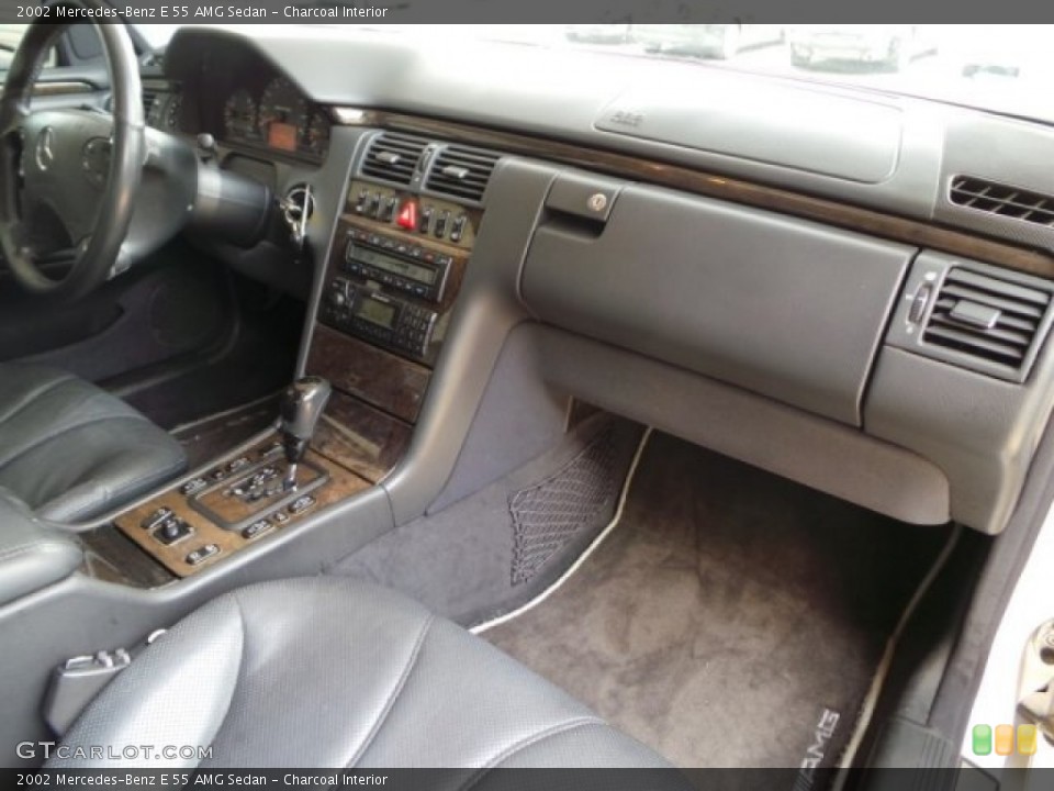Charcoal Interior Dashboard for the 2002 Mercedes-Benz E 55 AMG Sedan #95017858