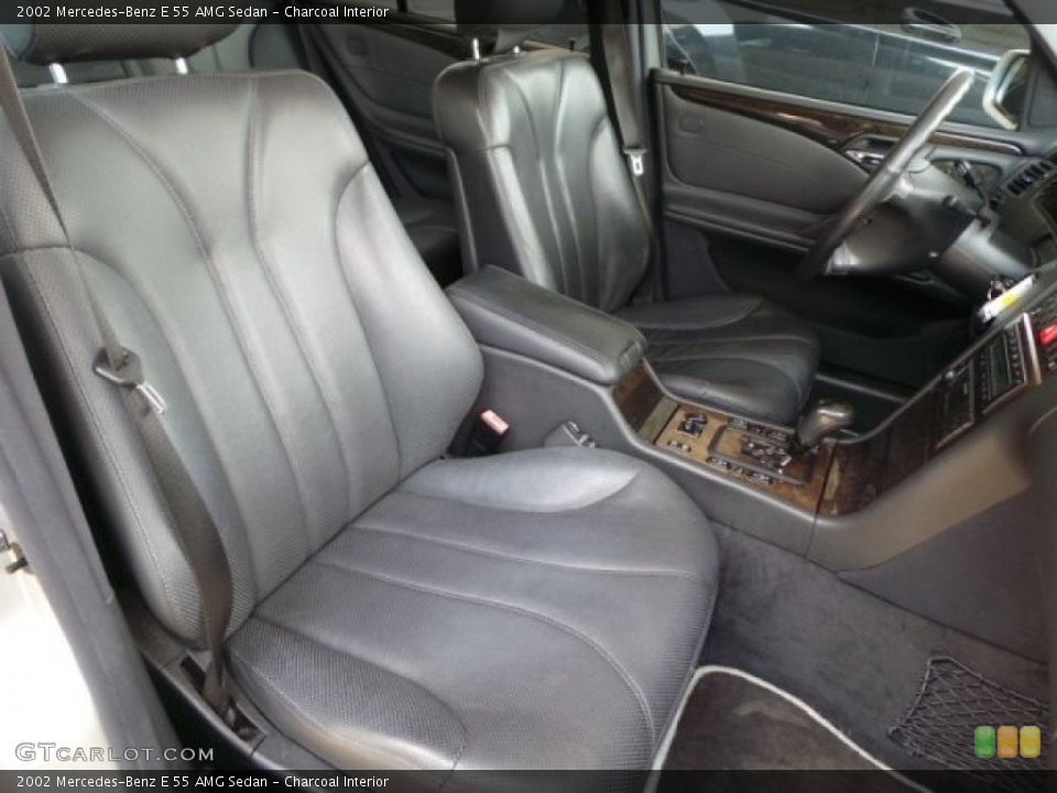 Charcoal 2002 Mercedes-Benz E Interiors