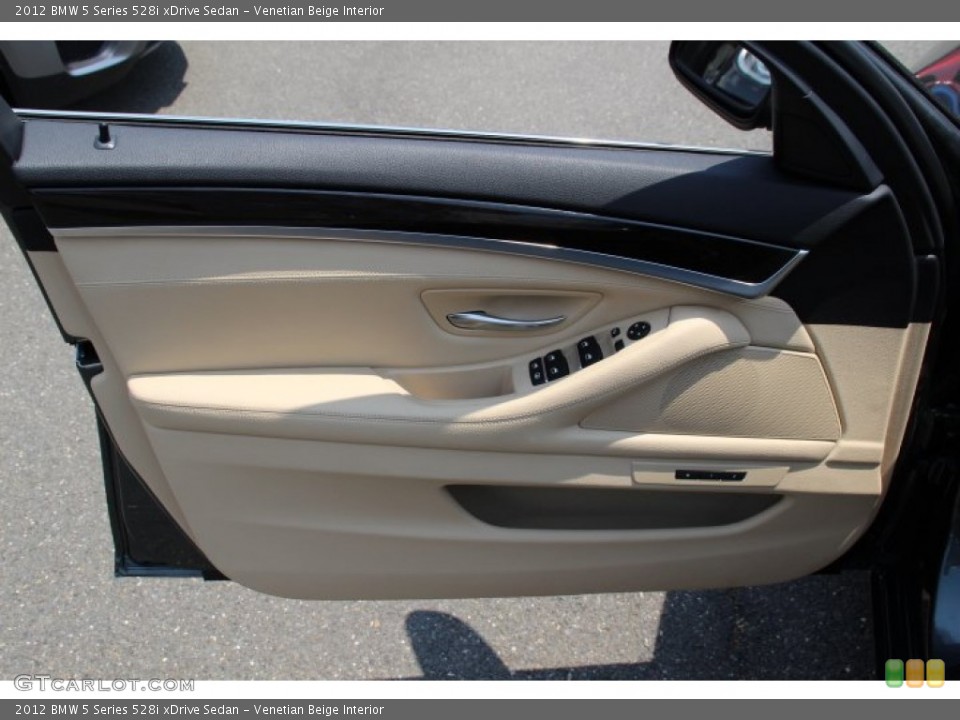Venetian Beige Interior Door Panel for the 2012 BMW 5 Series 528i xDrive Sedan #95020015
