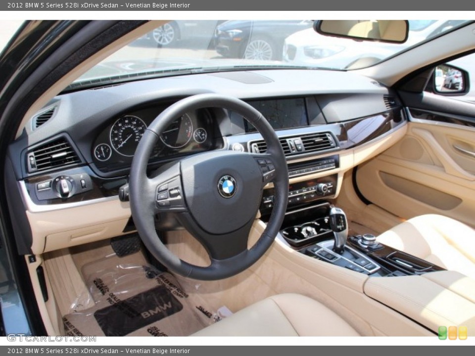 Venetian Beige Interior Photo for the 2012 BMW 5 Series 528i xDrive Sedan #95020027