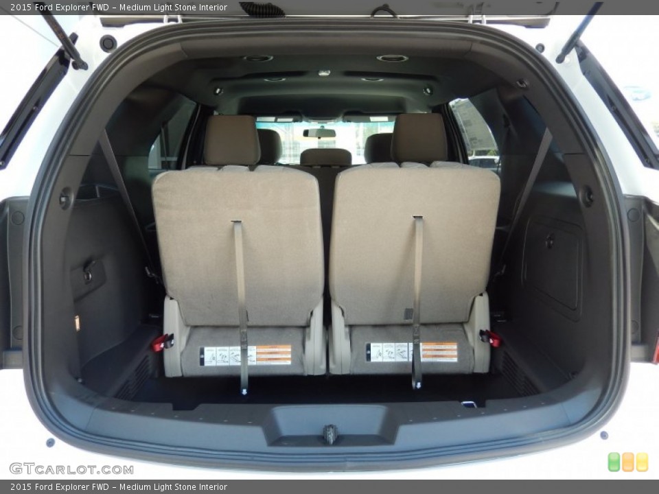 Medium Light Stone Interior Trunk for the 2015 Ford Explorer FWD #95021218