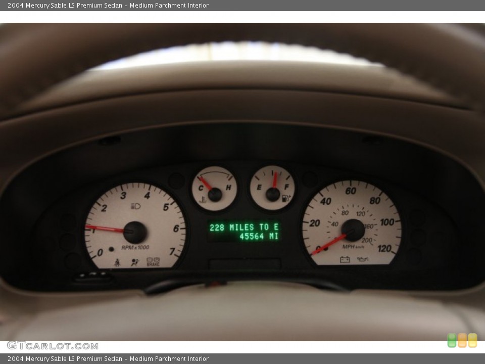 Medium Parchment Interior Gauges for the 2004 Mercury Sable LS Premium Sedan #95022433