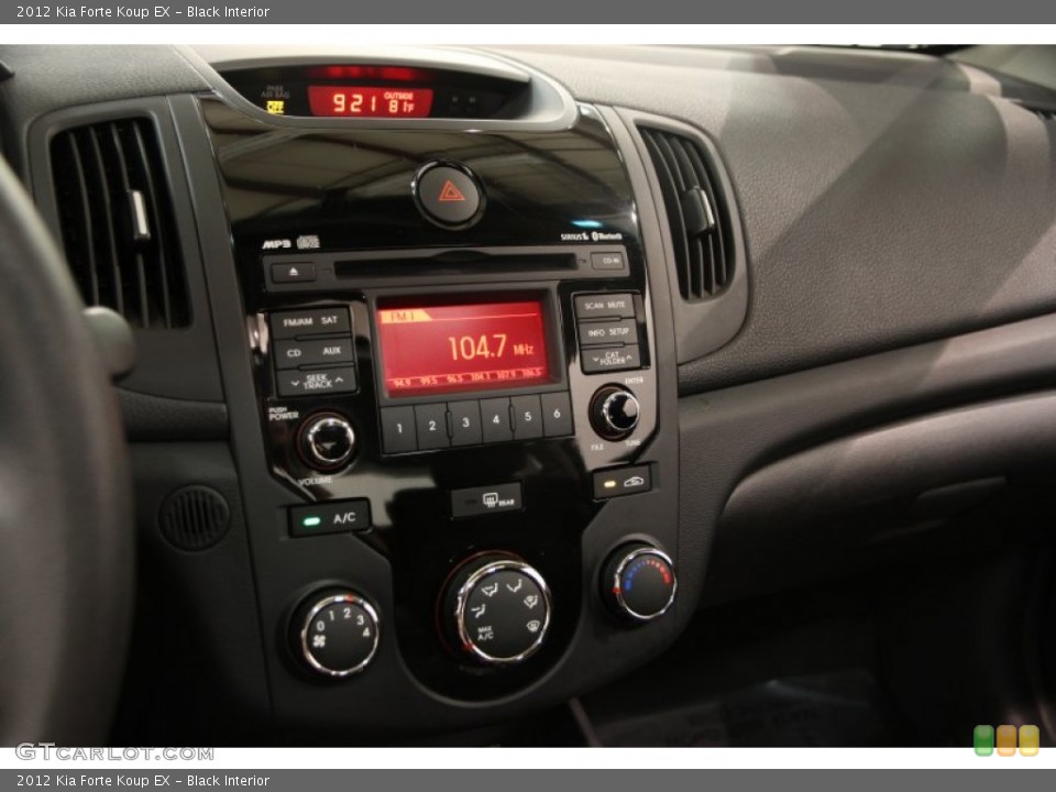 Black Interior Controls for the 2012 Kia Forte Koup EX #95023147
