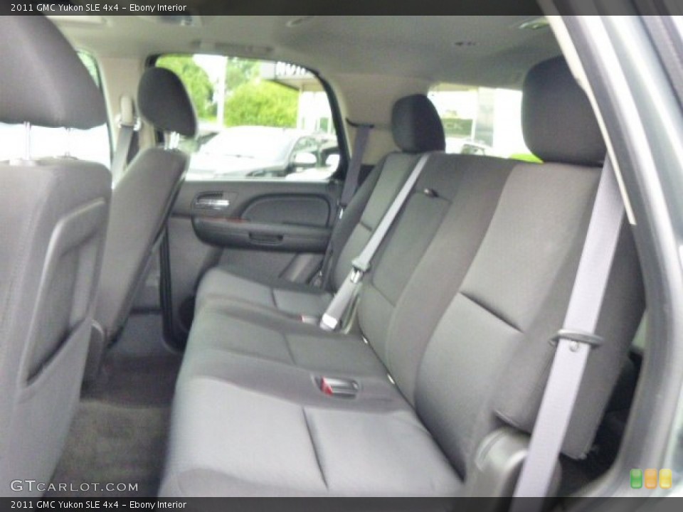 Ebony Interior Rear Seat for the 2011 GMC Yukon SLE 4x4 #95025469