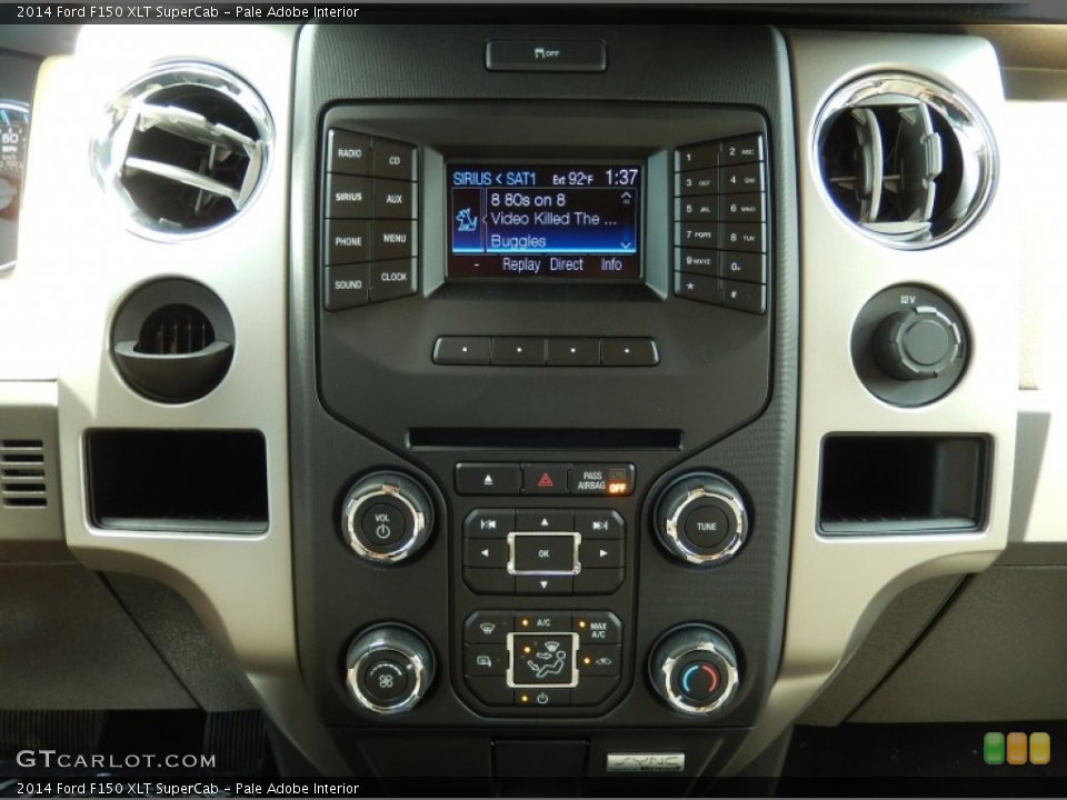 Pale Adobe Interior Controls for the 2014 Ford F150 XLT SuperCab #95025649