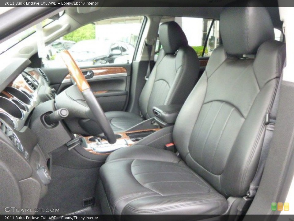 Ebony/Ebony Interior Photo for the 2011 Buick Enclave CXL AWD #95028543