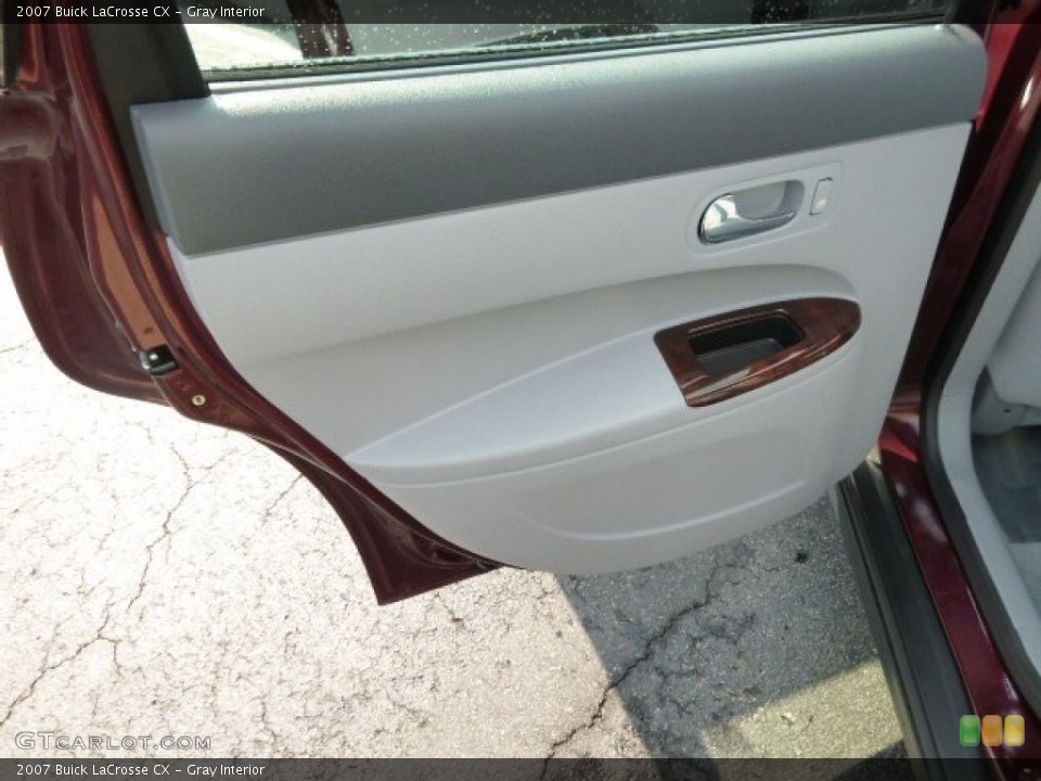 Gray Interior Door Panel for the 2007 Buick LaCrosse CX #95029507