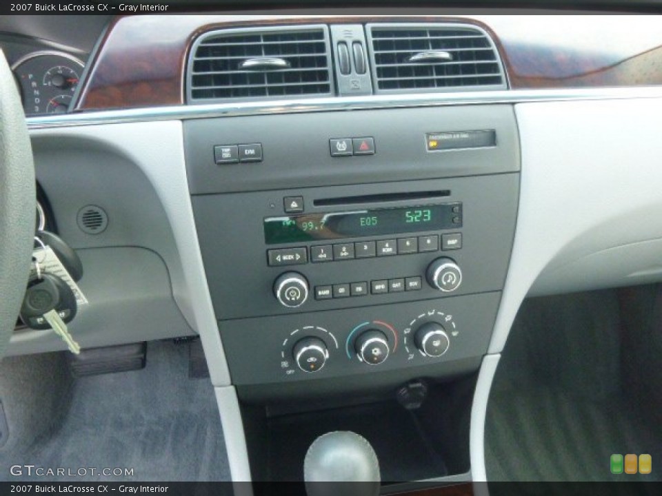 Gray Interior Controls for the 2007 Buick LaCrosse CX #95029564