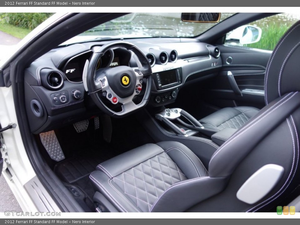 Nero 2012 Ferrari FF Interiors