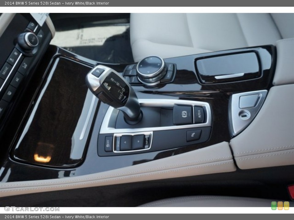 Ivory White/Black Interior Transmission for the 2014 BMW 5 Series 528i Sedan #95030611