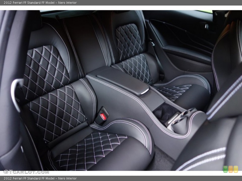 Nero Interior Rear Seat for the 2012 Ferrari FF  #95030710