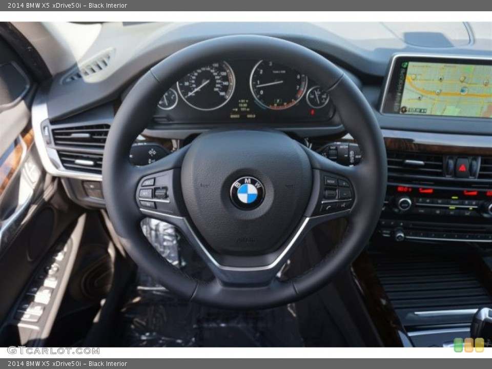 Black Interior Steering Wheel for the 2014 BMW X5 xDrive50i #95031523