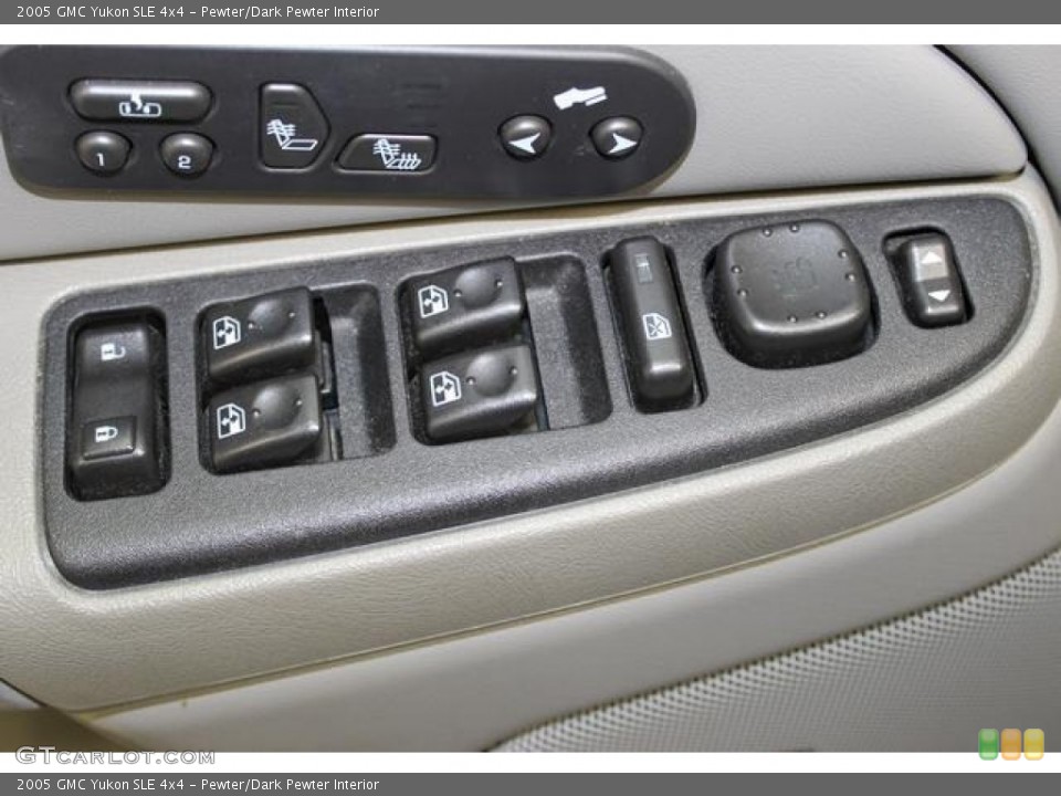 Pewter/Dark Pewter Interior Controls for the 2005 GMC Yukon SLE 4x4 #95038516