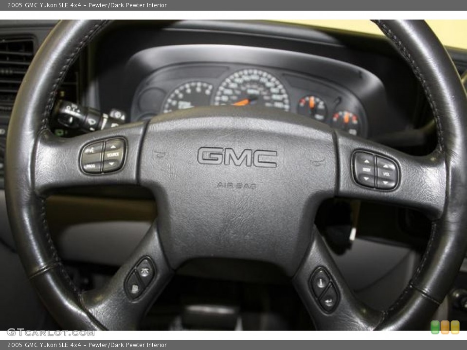 Pewter/Dark Pewter Interior Steering Wheel for the 2005 GMC Yukon SLE 4x4 #95038558