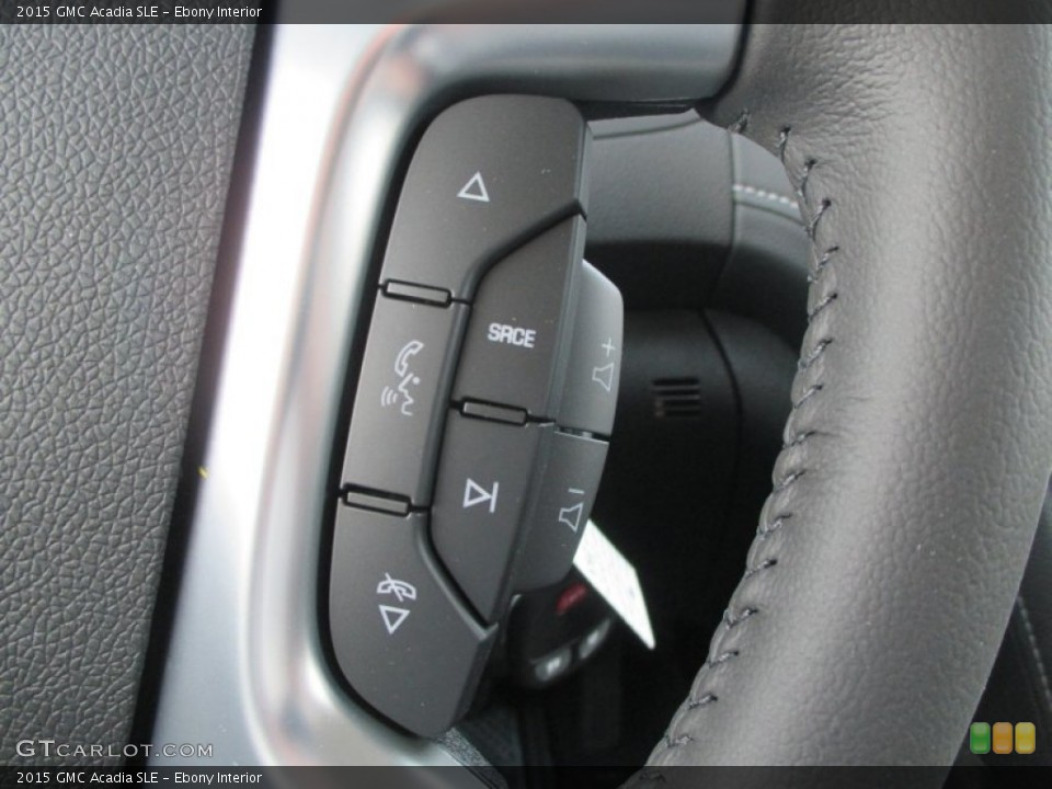 Ebony Interior Controls for the 2015 GMC Acadia SLE #95041510