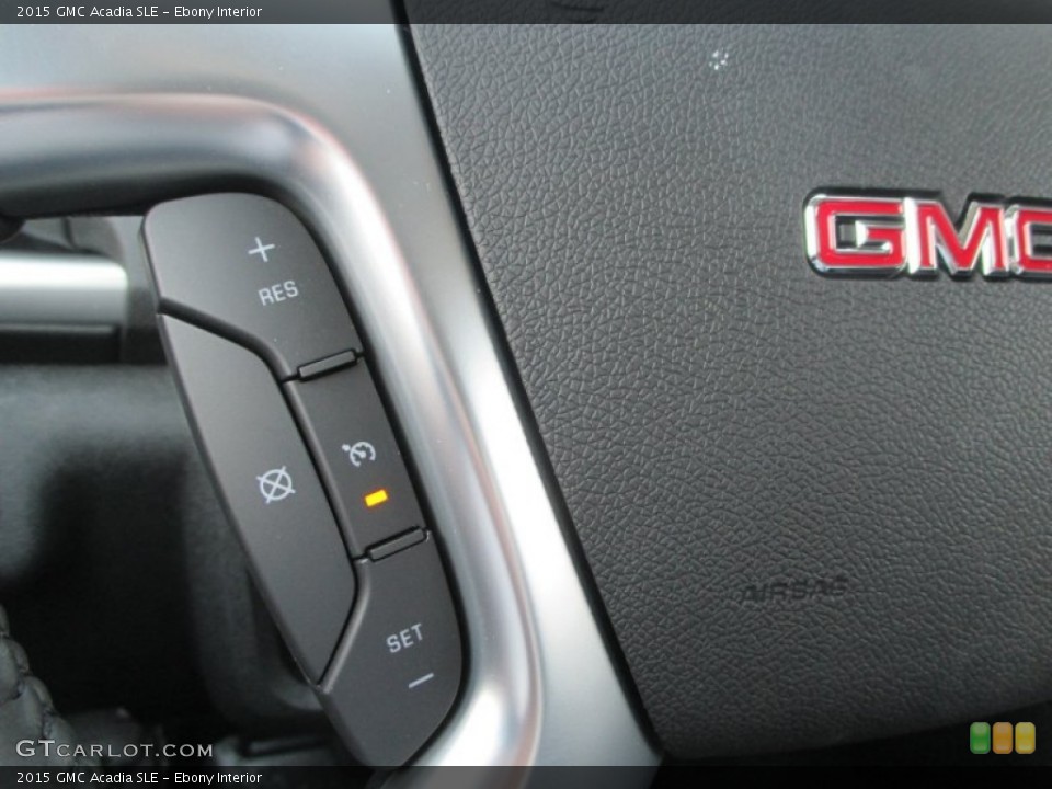 Ebony Interior Controls for the 2015 GMC Acadia SLE #95041515