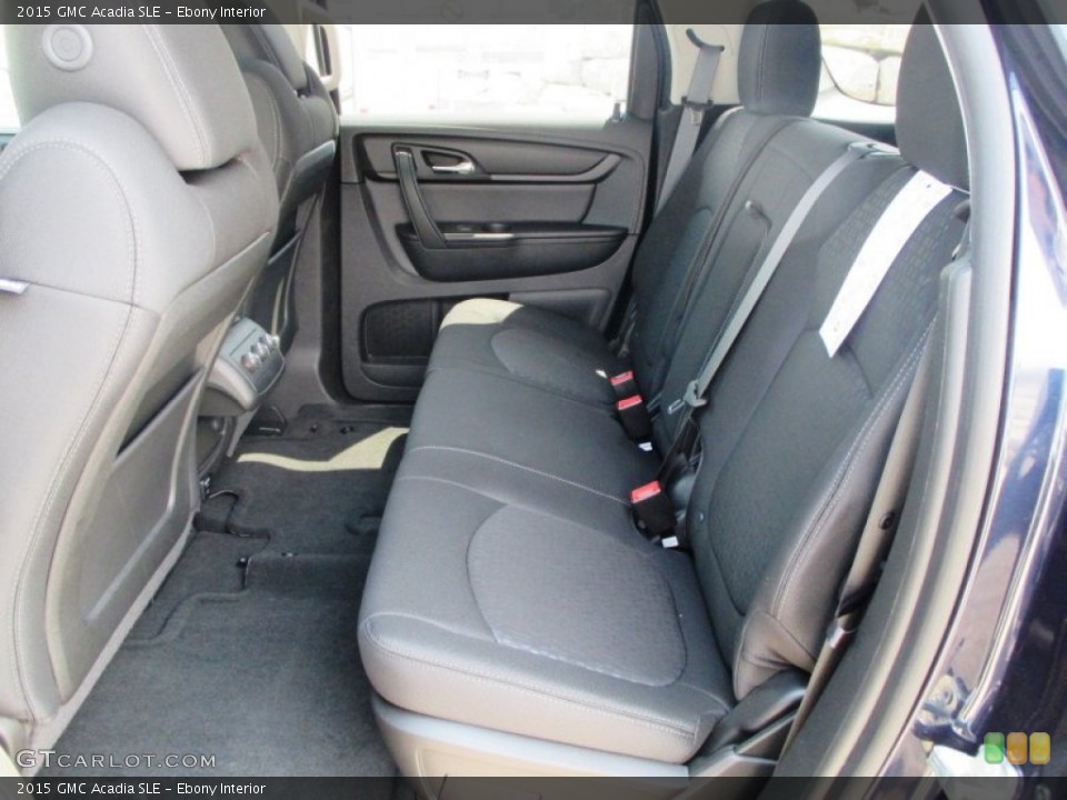 Ebony Interior Rear Seat for the 2015 GMC Acadia SLE #95041552