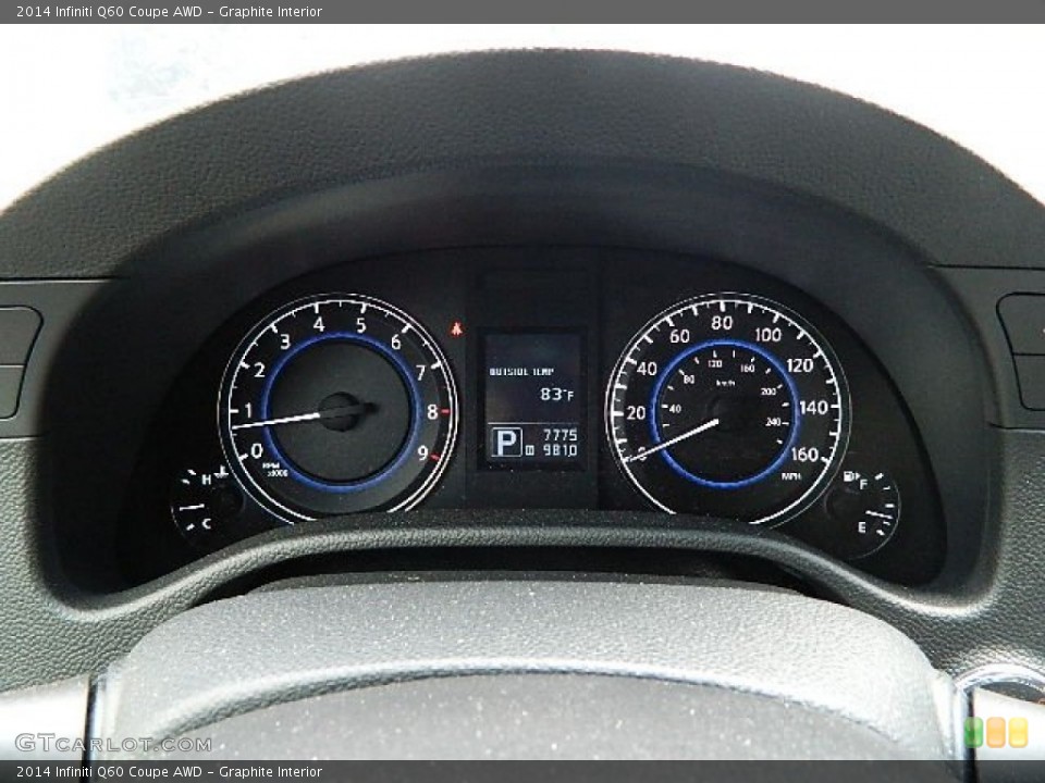 Graphite Interior Gauges for the 2014 Infiniti Q60 Coupe AWD #95057106