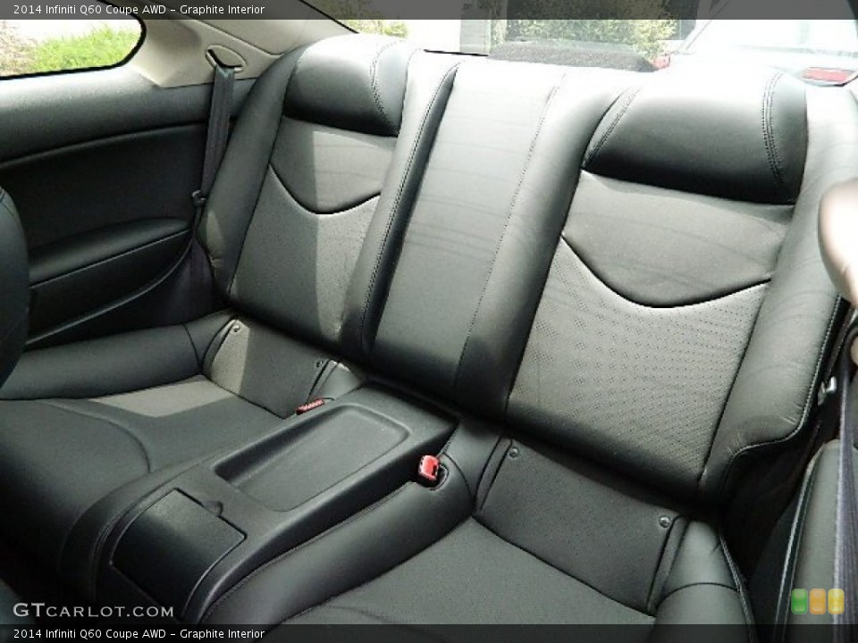 Graphite Interior Rear Seat for the 2014 Infiniti Q60 Coupe AWD #95057517