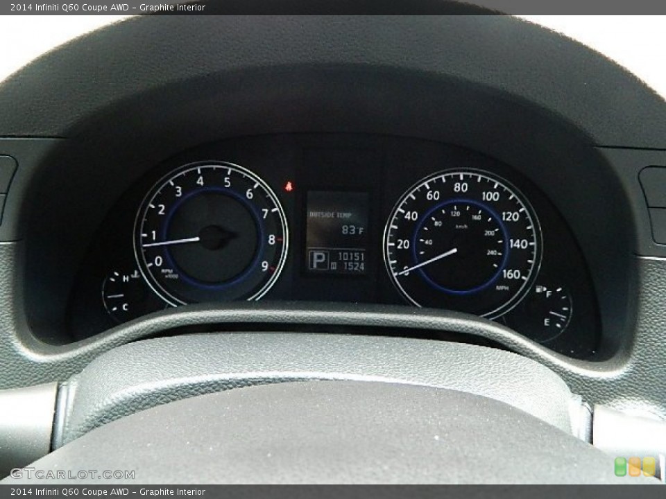 Graphite Interior Gauges for the 2014 Infiniti Q60 Coupe AWD #95057598