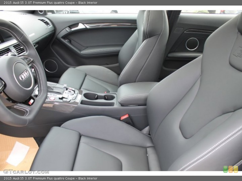 Black Interior Front Seat for the 2015 Audi S5 3.0T Premium Plus quattro Coupe #95067858
