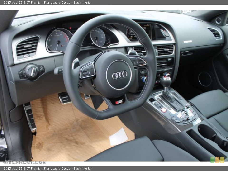 Black Interior Photo for the 2015 Audi S5 3.0T Premium Plus quattro Coupe #95067894