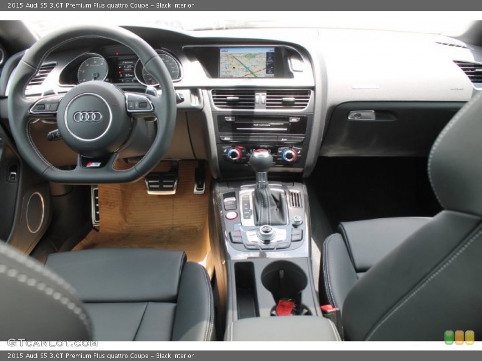 Black Interior Dashboard for the 2015 Audi S5 3.0T Premium Plus quattro Coupe #95068080