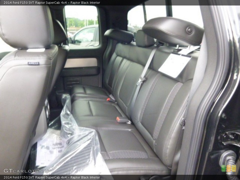 Raptor Black Interior Rear Seat for the 2014 Ford F150 SVT Raptor SuperCab 4x4 #95068754