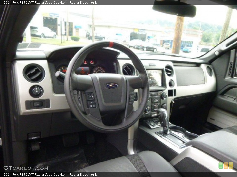 Raptor Black Interior Dashboard for the 2014 Ford F150 SVT Raptor SuperCab 4x4 #95068800
