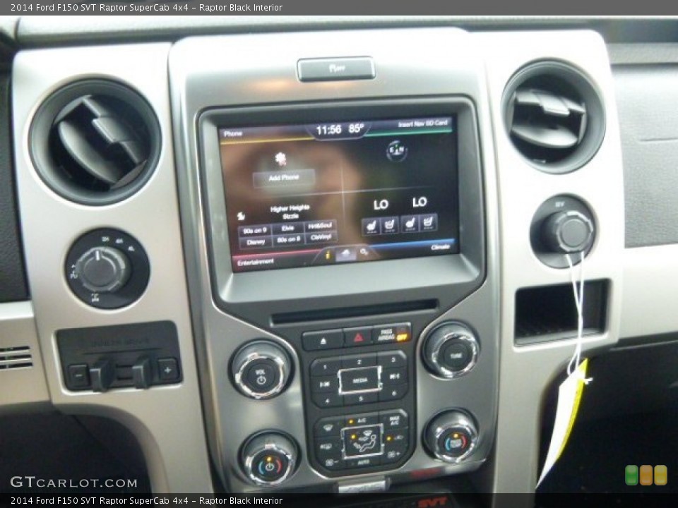 Raptor Black Interior Controls for the 2014 Ford F150 SVT Raptor SuperCab 4x4 #95068849