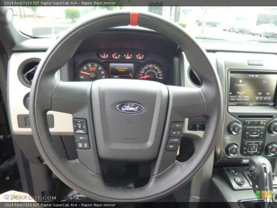 Raptor Black Interior Steering Wheel for the 2014 Ford F150 SVT Raptor SuperCab 4x4 #95068929