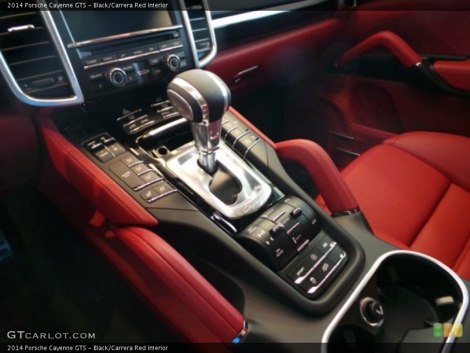 Black/Carrera Red Interior Transmission for the 2014 Porsche Cayenne GTS #95070189