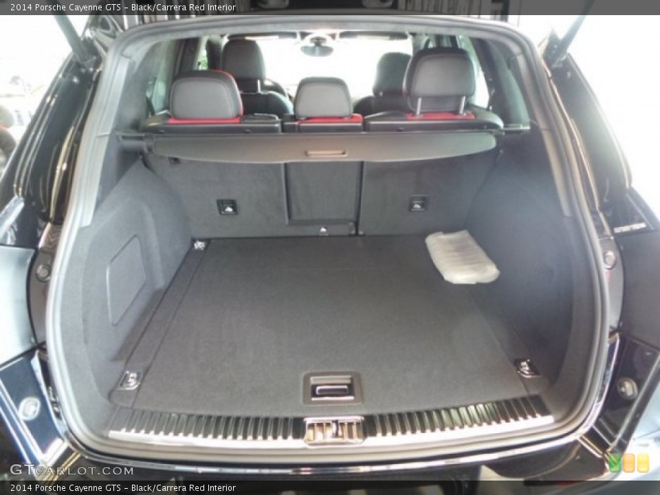Black/Carrera Red Interior Trunk for the 2014 Porsche Cayenne GTS #95070408