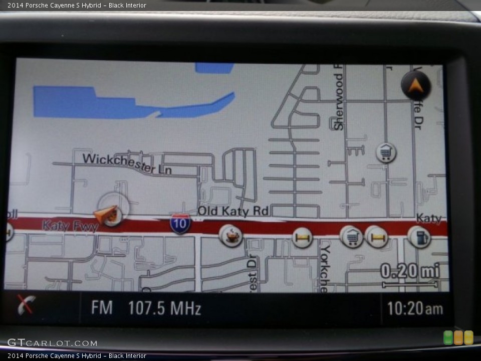 Black Interior Navigation for the 2014 Porsche Cayenne S Hybrid #95070804