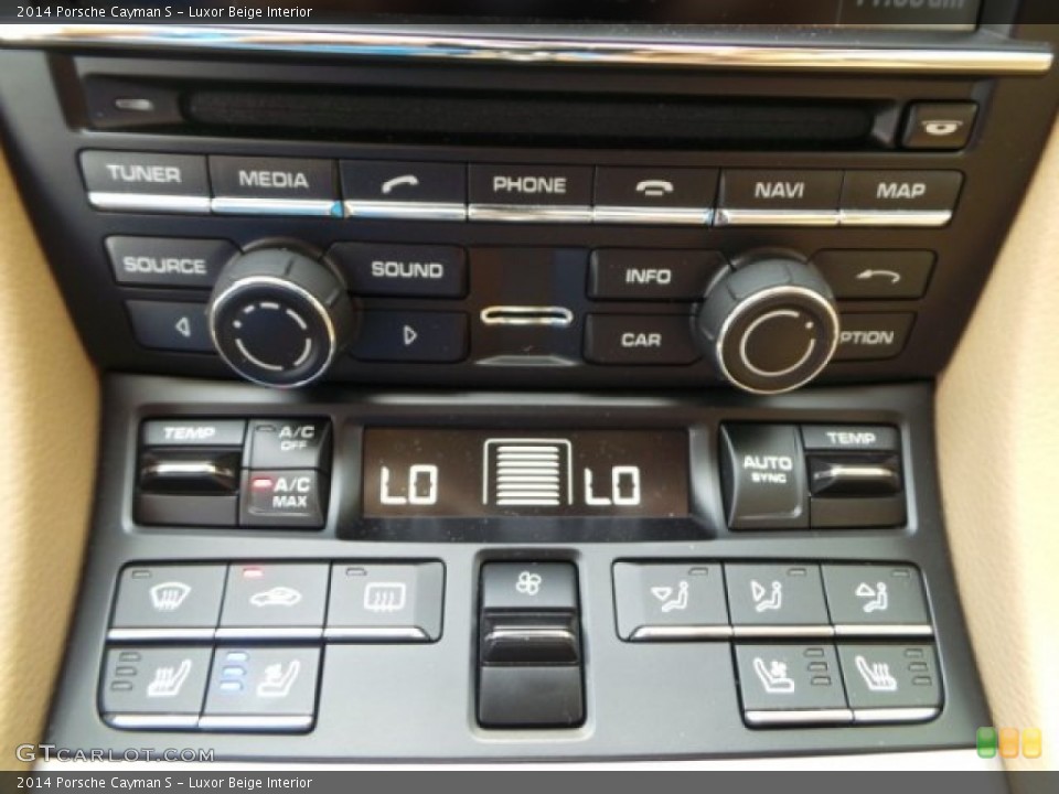 Luxor Beige Interior Controls for the 2014 Porsche Cayman S #95073342
