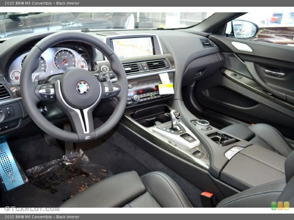 Black Interior Photo for the 2015 BMW M6 Convertible #95077152