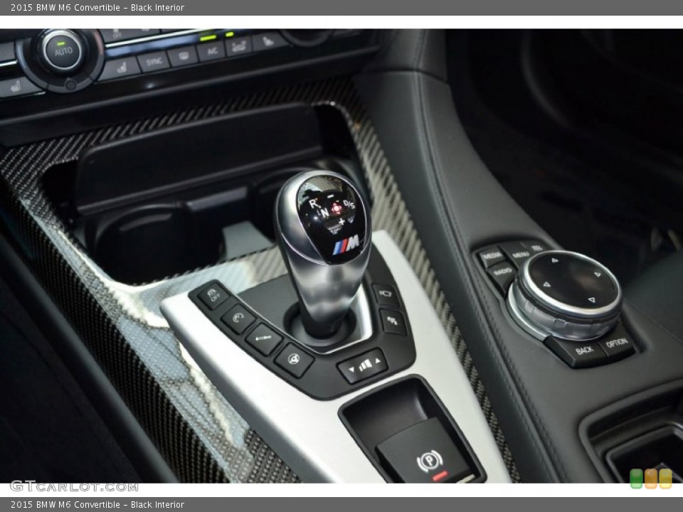 Black Interior Transmission for the 2015 BMW M6 Convertible #95077170
