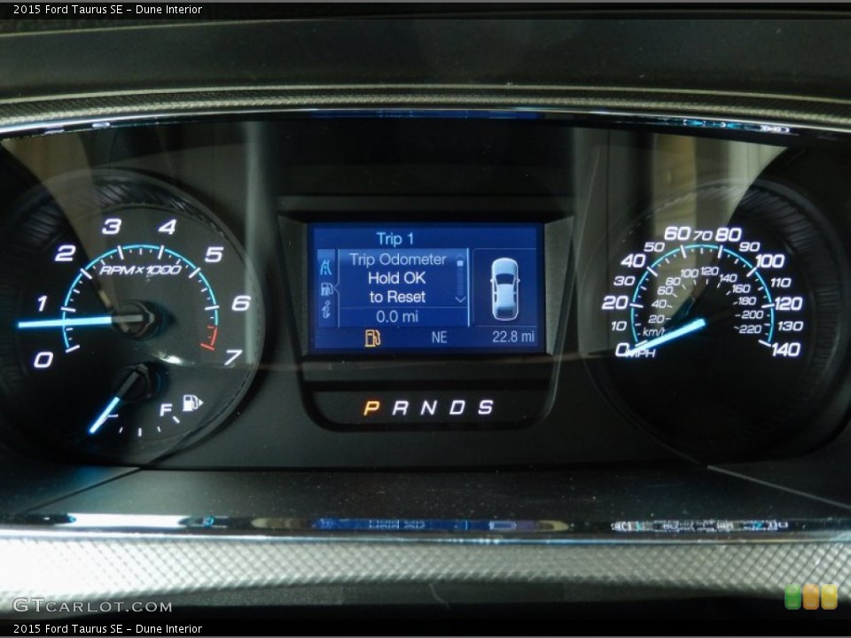 Dune Interior Gauges for the 2015 Ford Taurus SE #95080962
