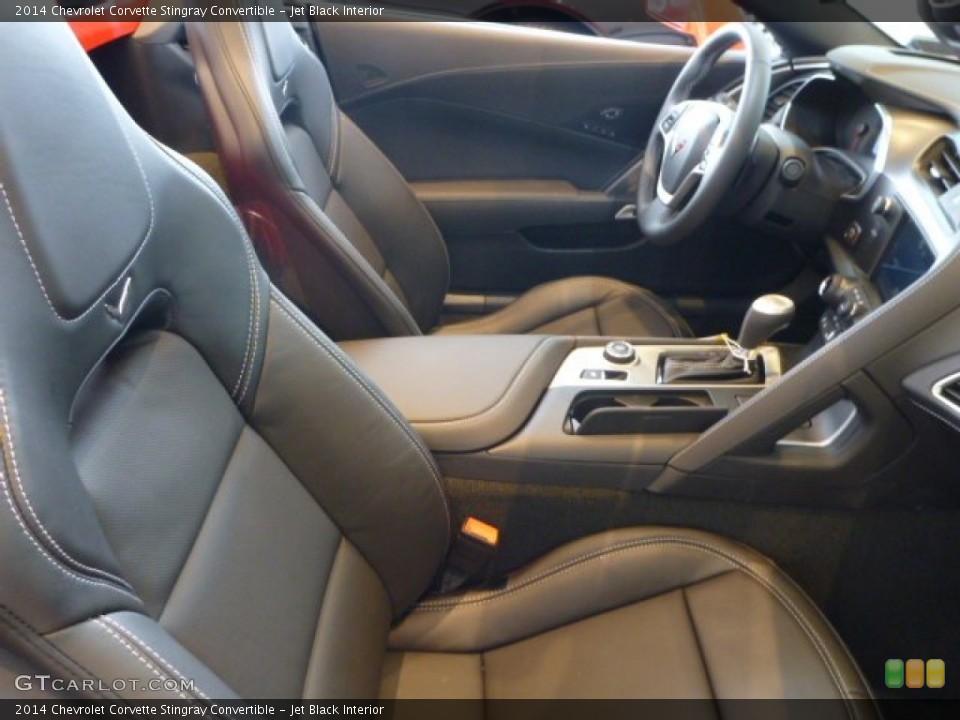 Jet Black Interior Photo for the 2014 Chevrolet Corvette Stingray Convertible #95083923