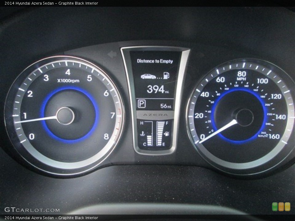 Graphite Black Interior Gauges for the 2014 Hyundai Azera Sedan #95084529