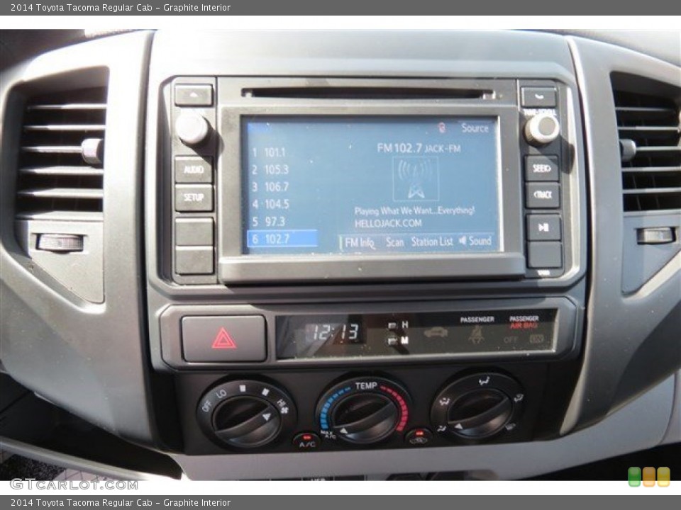 Graphite Interior Controls for the 2014 Toyota Tacoma Regular Cab #95088429