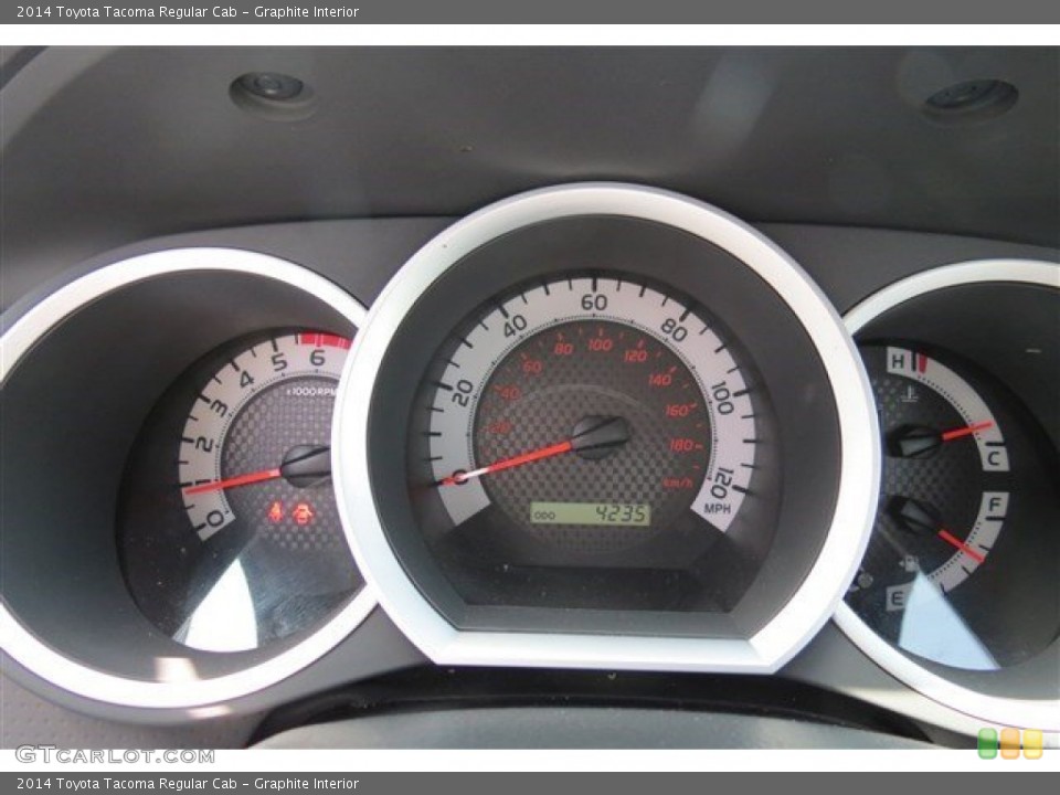 Graphite Interior Gauges for the 2014 Toyota Tacoma Regular Cab #95088453