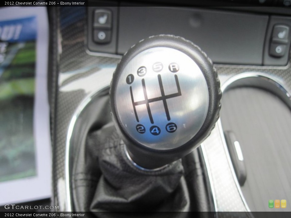 Ebony Interior Transmission for the 2012 Chevrolet Corvette Z06 #95117459