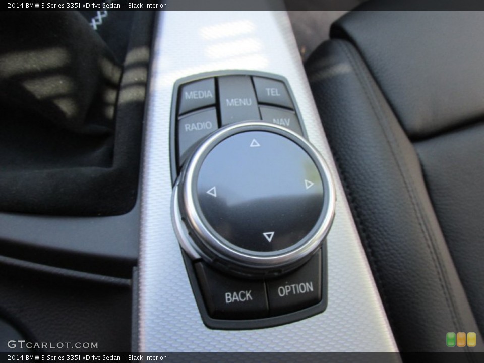 Black Interior Controls for the 2014 BMW 3 Series 335i xDrive Sedan #95118134
