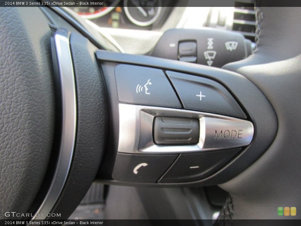 Black Interior Controls for the 2014 BMW 3 Series 335i xDrive Sedan #95118179