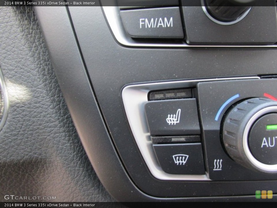 Black Interior Controls for the 2014 BMW 3 Series 335i xDrive Sedan #95118206