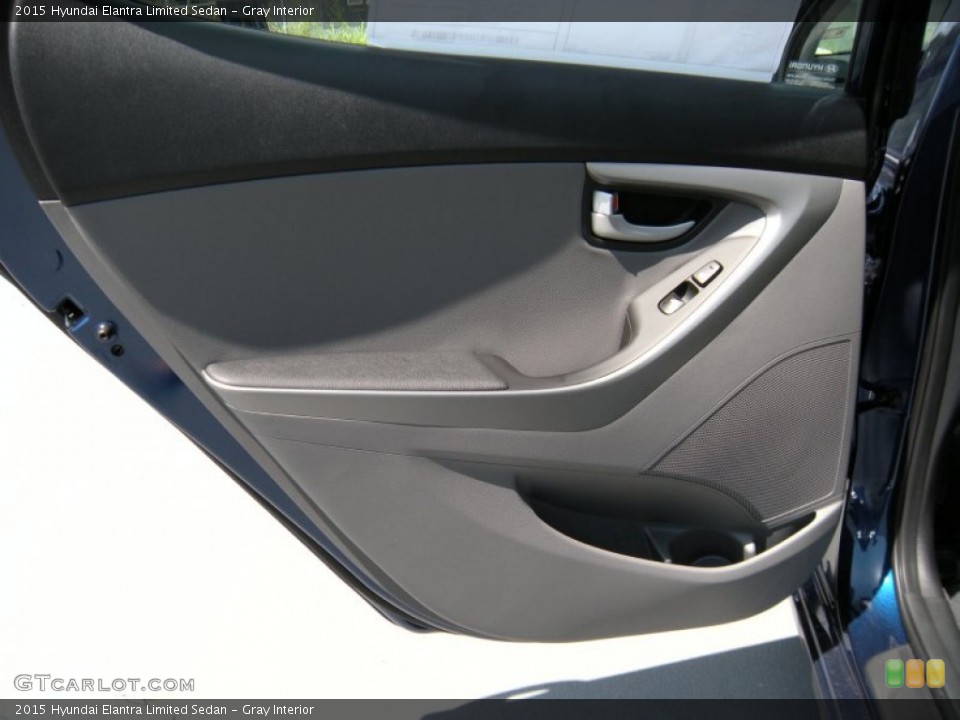 Gray Interior Door Panel for the 2015 Hyundai Elantra Limited Sedan #95119070