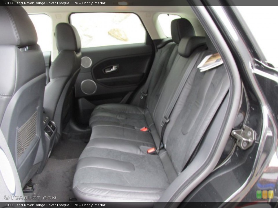 Ebony Interior Rear Seat for the 2014 Land Rover Range Rover Evoque Pure #95119577