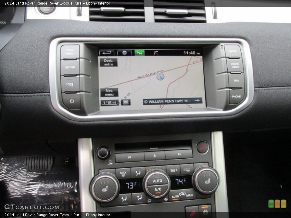 Ebony Interior Controls for the 2014 Land Rover Range Rover Evoque Pure #95119627